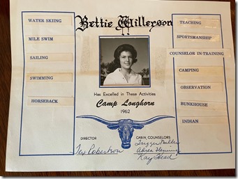 Bettie Willerson plaque