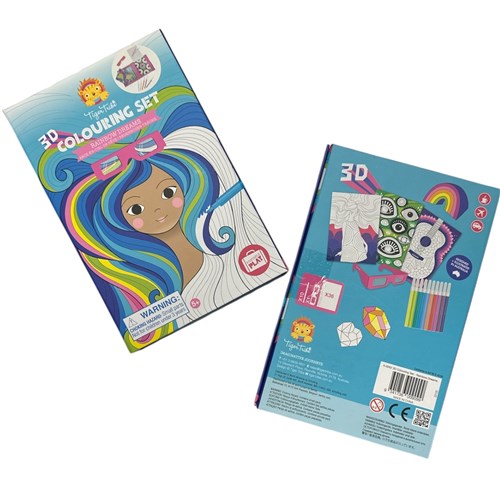 Rainbow Dreams 3D Coloring Set