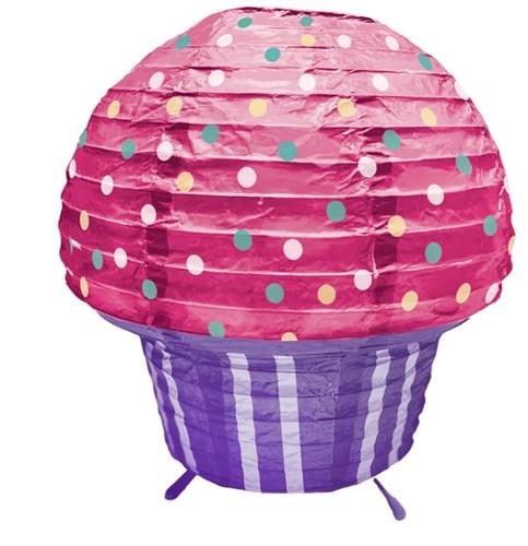 Paper Lantern Party Cupcake