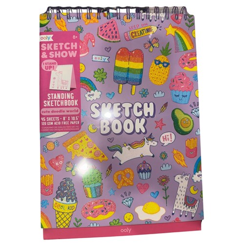 Standing Sketchbook - Cute Doodle World