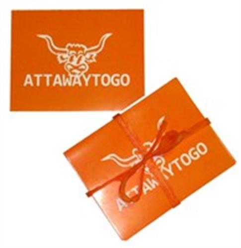 ATC: Custom Orange Notecards