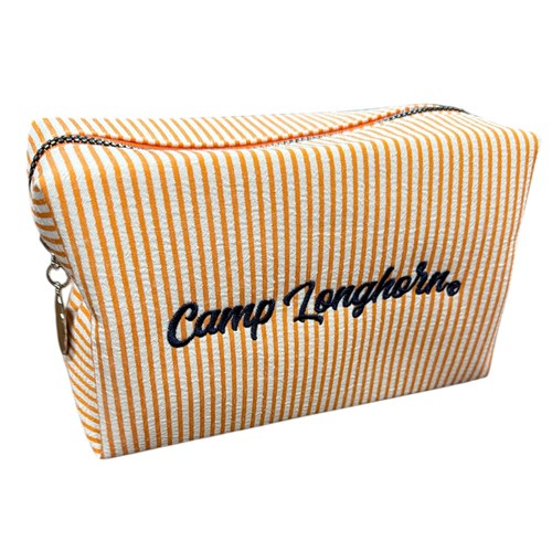 Striped Cosmetic Bag
