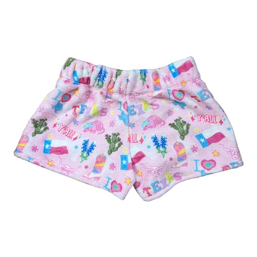 Fuzzy Texas Shorts