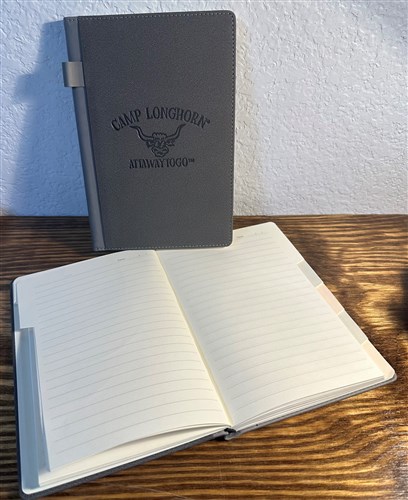 Stationery:  Grey Leather Journal