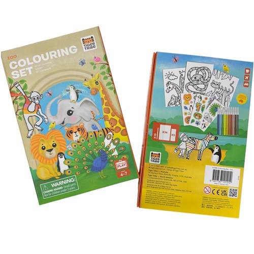 Zoo Coloring Set