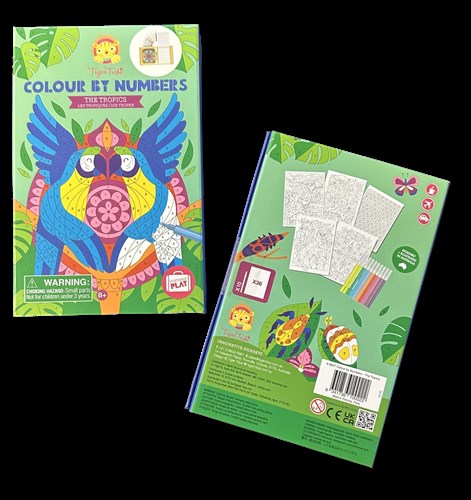 Tropics Color By Number Box Set