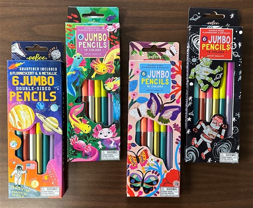 Fun and Games:  Jumbo Double-Sided Pencils
