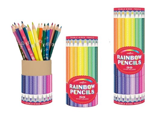 Rainbow Pencil Canister