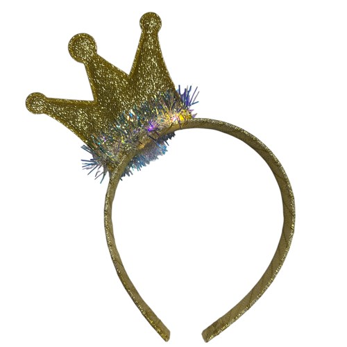 Gold Crown Light-Up Headband
