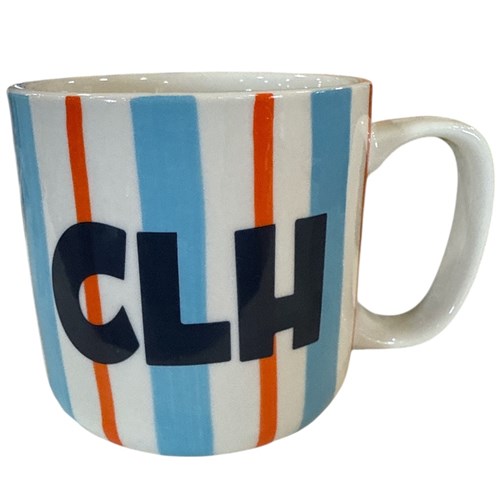 Hand painted Stripe CLH Mug