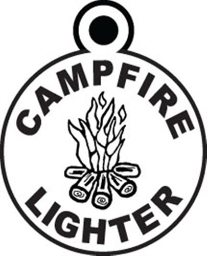 CAMP JEWELRY: Campfire Lighter Silver Charm