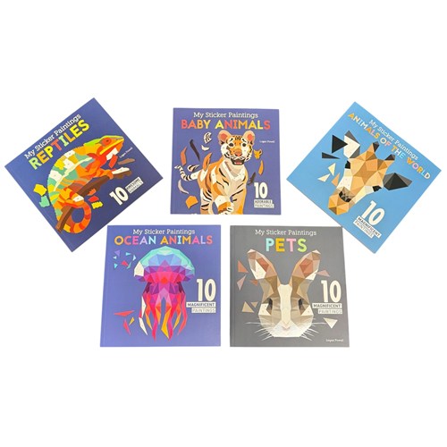 Sticker Paintings Book