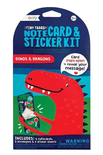 Dinos & Dragons Notecard Set