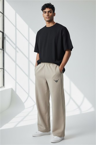 Reverse Fleece Sweatpants Khaki