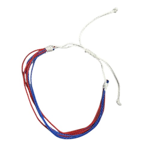 Wax Cord Bracelet - Americana