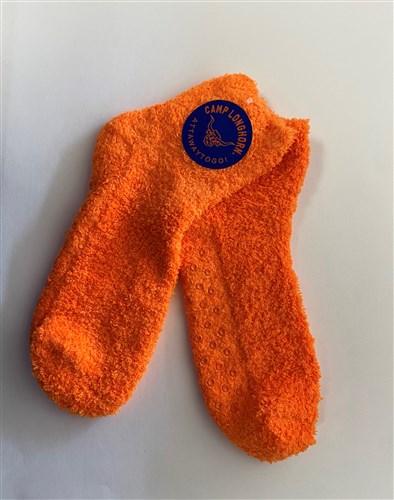 ATC: CLH Orange Fuzzy Bootie