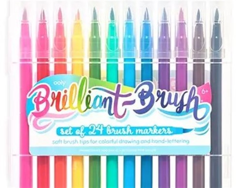 Brilliant Brush Markers