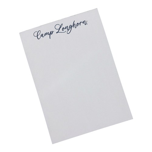5X7 Camp Stationery Pad
