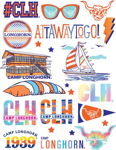 Sticker: Longhorn 8 1/2 x 11 Sticker page
