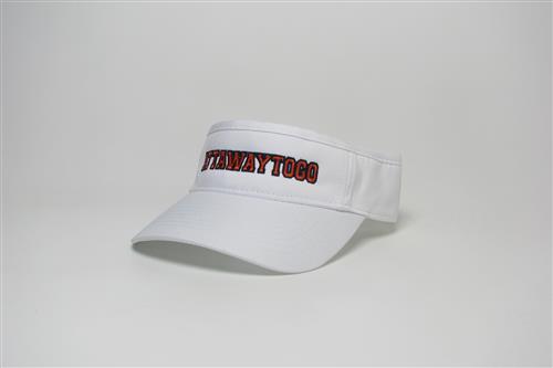 Caps:  Cool fit white visor 