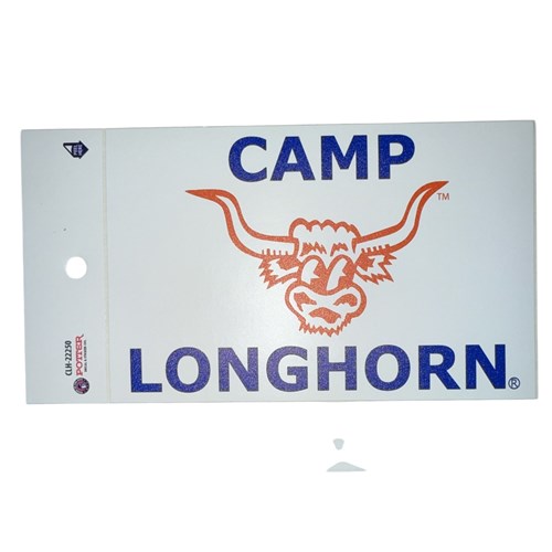 White Logo Sticker