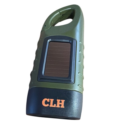 Hand Crank Solar Flashlight