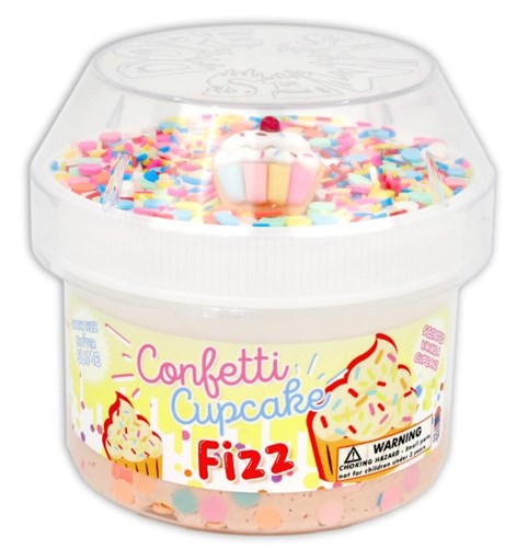 Confetti Cupcake Fizz Dope Slime