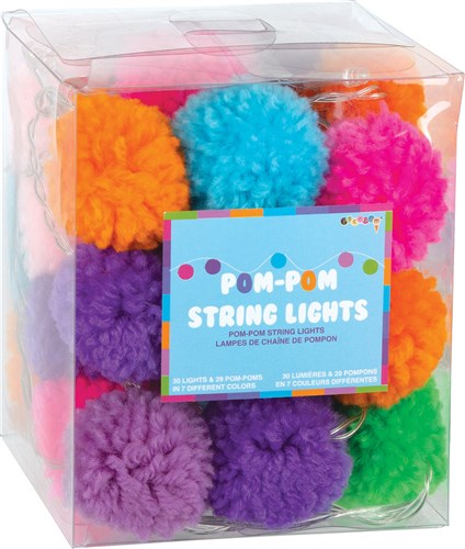 Happy Birthday:  Pom-pom String Lights