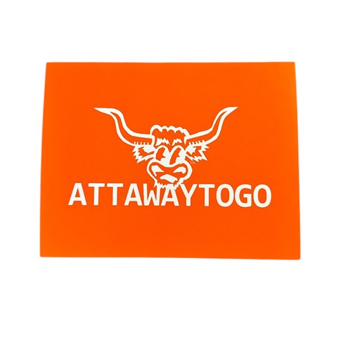 Attawaytogo Orange Notecards-set of 5