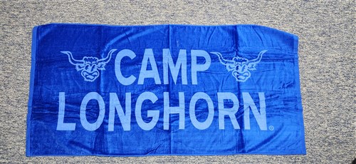 Towel:  Tone on Tone Camp Longhorn Towel
