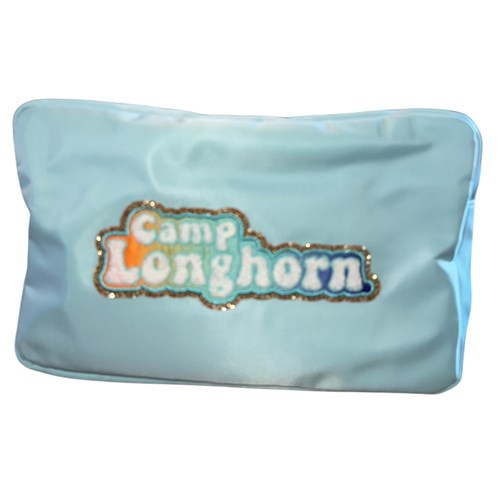 Chenille Camp Longhorn Patch Bag