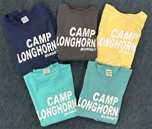 Outerwear:  Camp Longhorn Burnet Sweatshirt