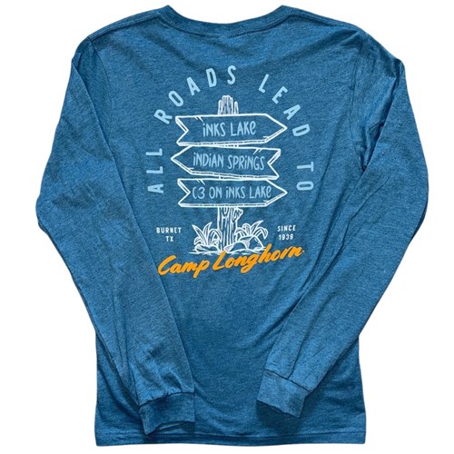 All Roads Lead to Camp Long Sleeve Tee