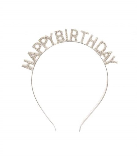 Silver Birthday Headband