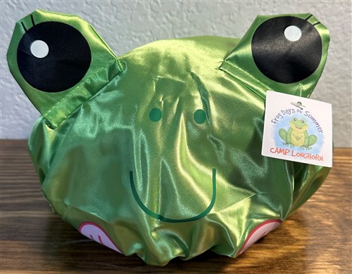 Frog Day:  Frog Shower Cap