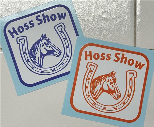 Sticker:  Hoss Show