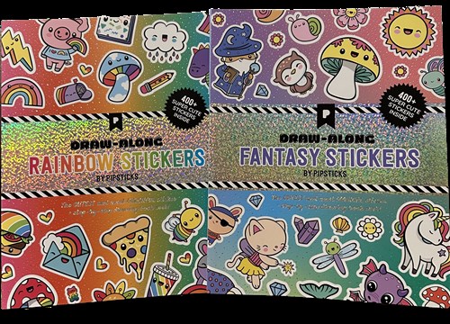 Fun and Games:  Draw Along Sticker Books