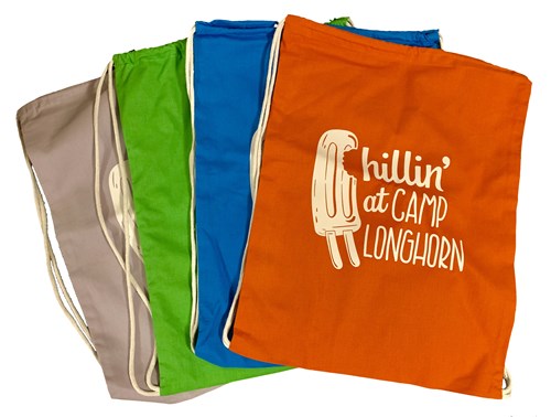 BAGS & BLANKETS:  Chillin' at Camp Longhorn bag