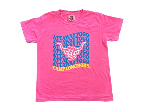 Shirt:  Youth Wavy Attaway Tee - Pink