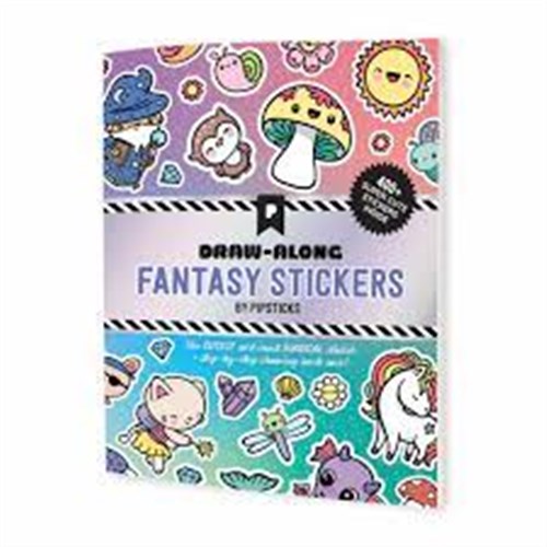 Draw-Along Fantasy Stickers