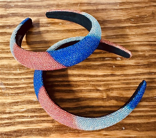 Bows and More: Ombre Rhinestone Headband