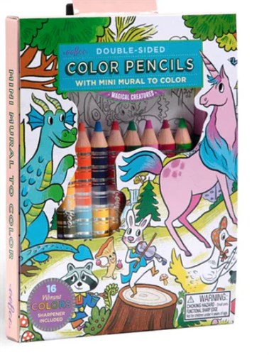 Magical Creatures Colored Pencils & Mural