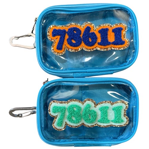78611 Clear Key Tag Pouch