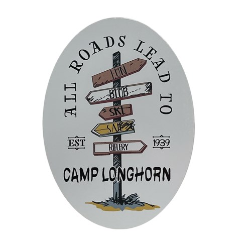 All Roads Lead Signpost Sticker