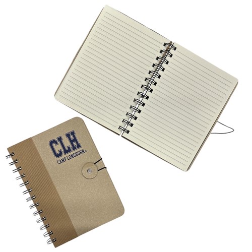 Two-Tone Kraft Spiral Notebook